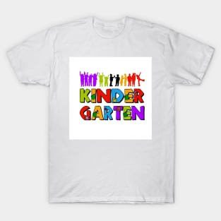 Cute and Fun Kindergarten School Graduation/Entrance Design T-Shirt